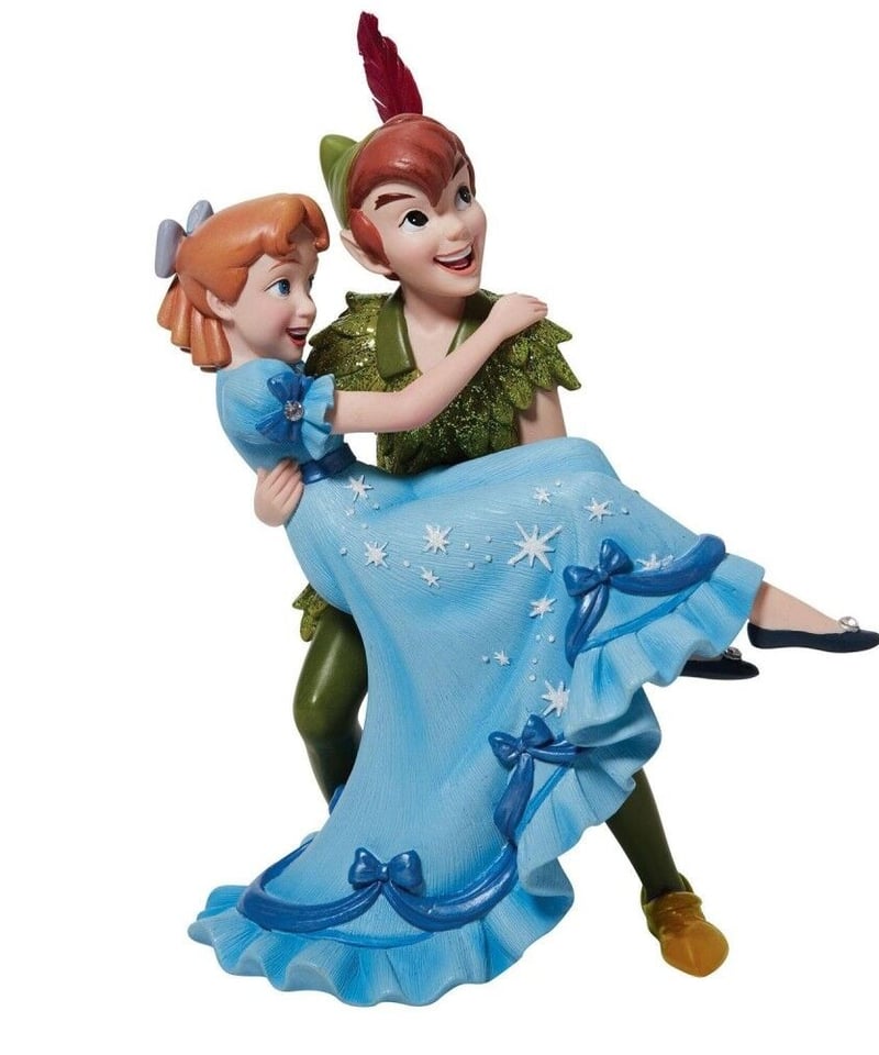 ディズニー ピーター・パンとウェンディのフィギュリン(彫像 ディズニー ピーター・パンとウェンディのフィギュリン(彫像