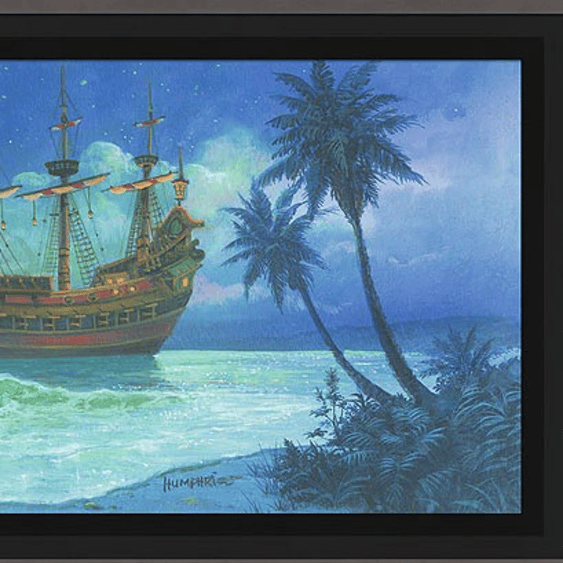 限定セール中】ディズニー ファインアート 月夜のピーターパン 限定