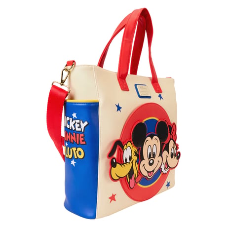 Disney × Loungefly　 ミッキー＆ミニー　トートバッグ/バックパック　【ヨーロッパから正規品・新品をお届け】