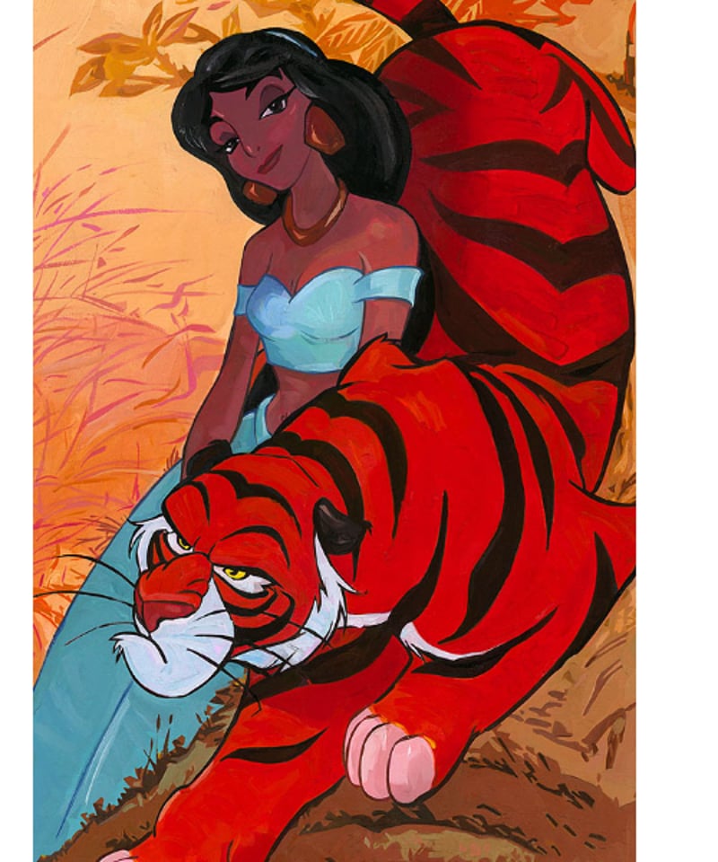 ディズニー 公式ファインアート アラジン 