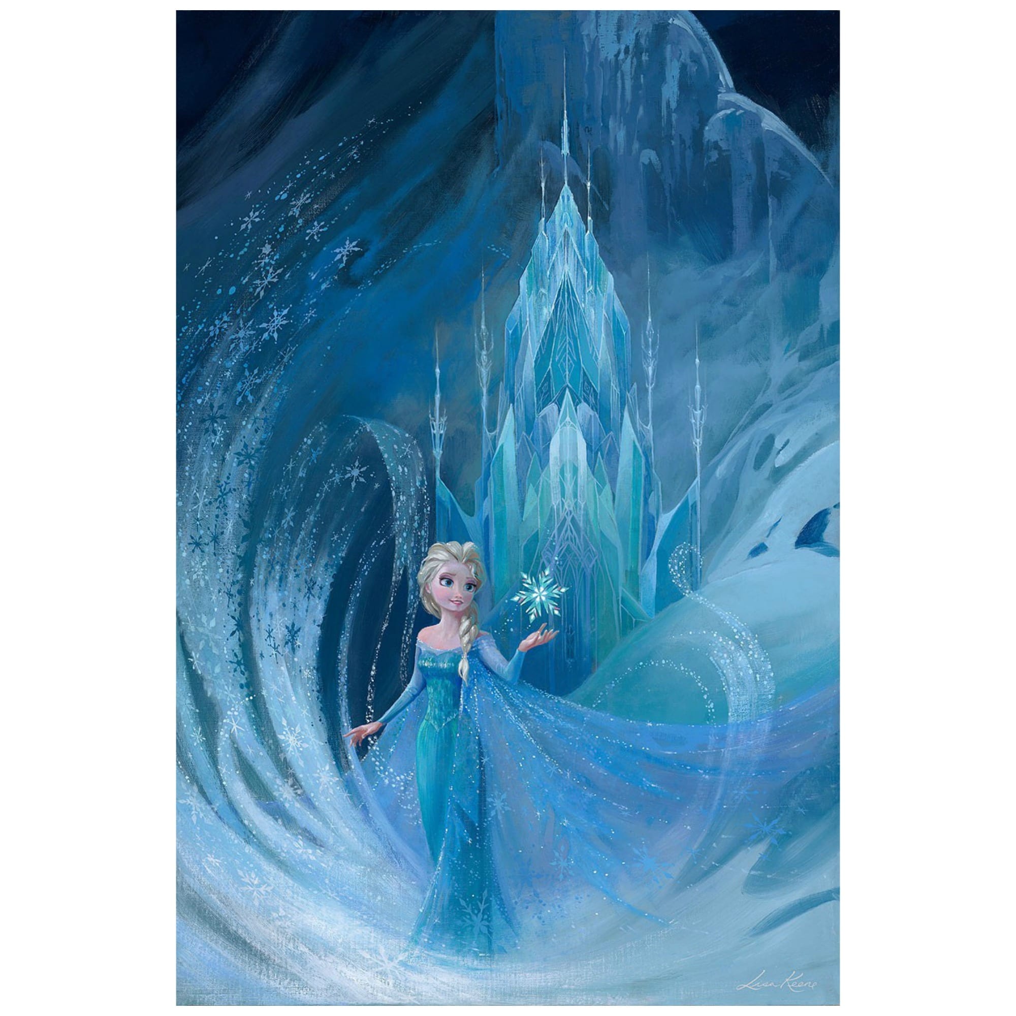 【限定品】アナと雪の女王 サイン入りアート Magic of Elsa original