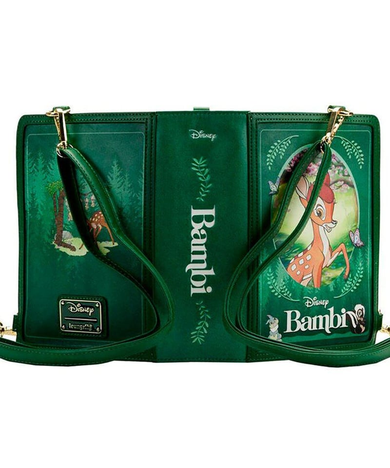 Disney × Loungefly バンビ ストーリーブック型クロスボディバッグ 