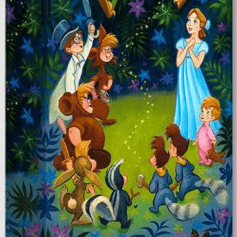 ディズニー公式ファインアート ピーター・パン 