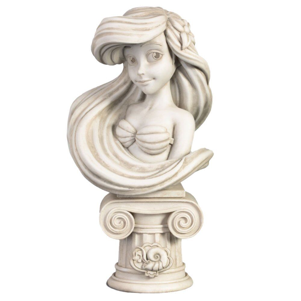 ディズニー リトル・マーメイド アリエル 石膏像風フィギュア 高さ約