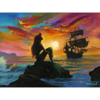 ディズニー 公式ファインアート 美女と野獣 