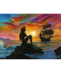 ディズニー 公式ファインアート リトル・マーメイド 