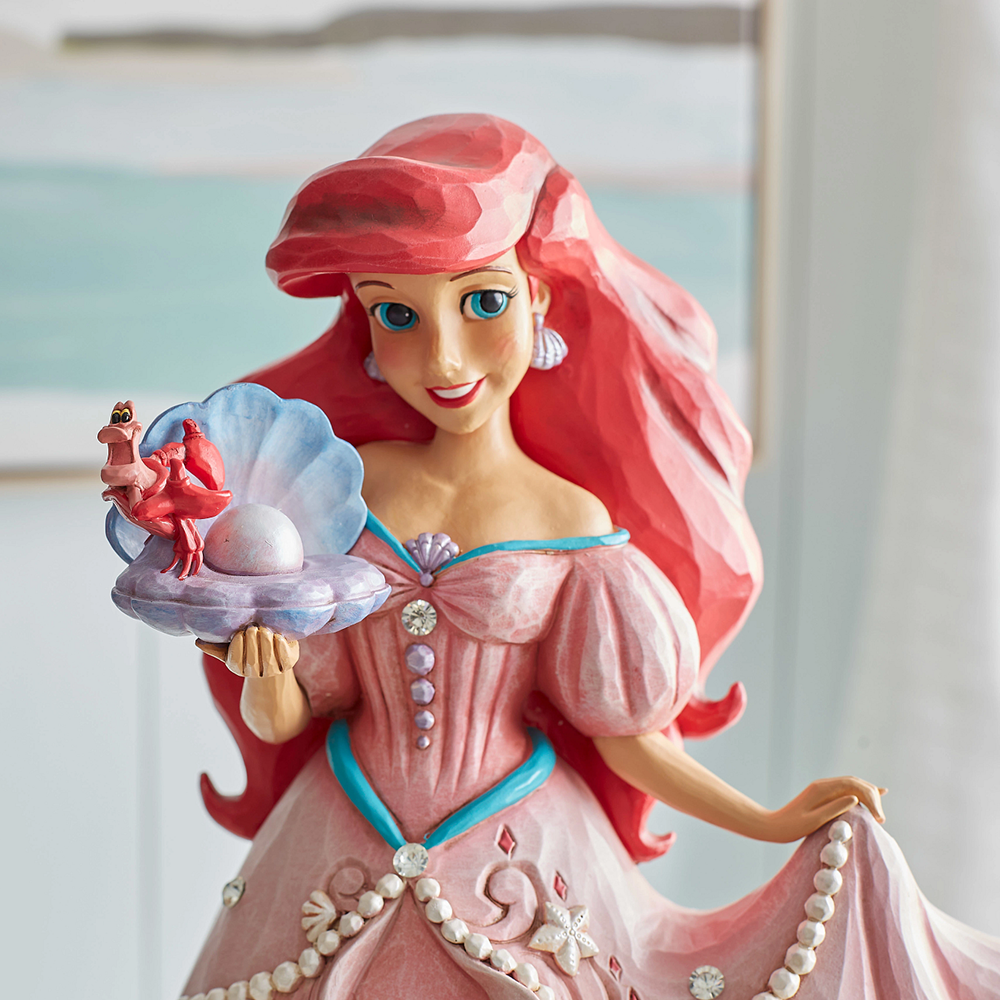 み*み様 【新品】【未使用】ディズニーWDCC Societyアリエル フィギュ ディズニー リトル・マーメイド アリエル 高さ約37cmの大型フィギュ