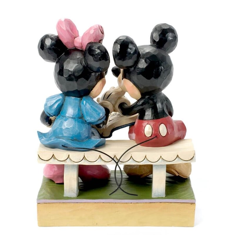 ディズニー  ミッキー&ミニー 木彫り額鏡 ディズニー ミッキー&ミニー 木彫り額鏡アルマアンローズ