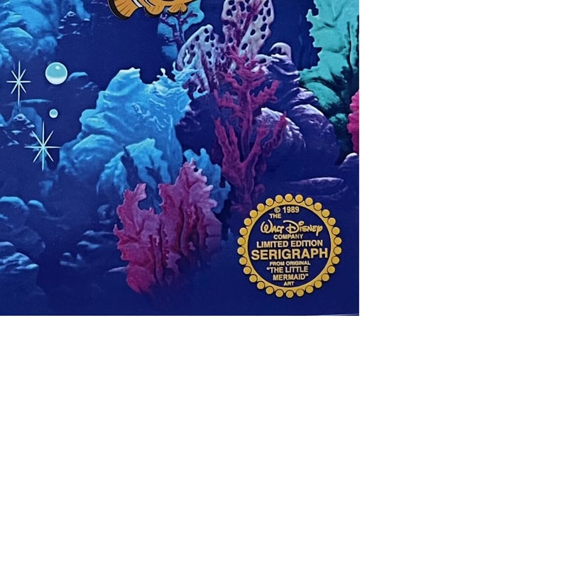 ディズニー 公式セリグラフセル リトル マーメイド 限定版【ヨーロッパ