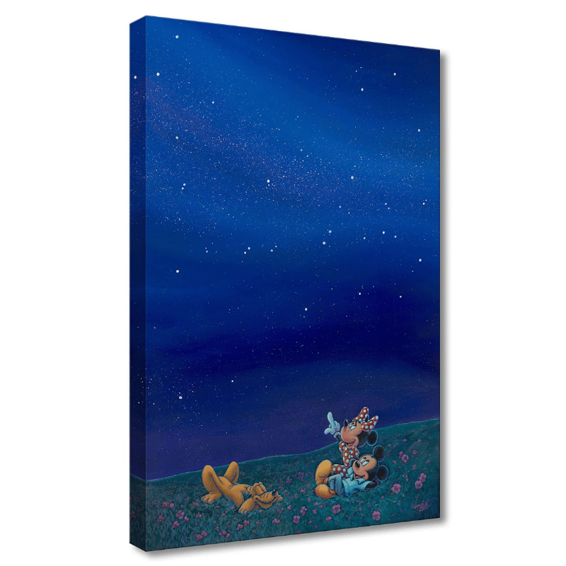 ディズニー公式ファインアート ミッキー&ミニー 