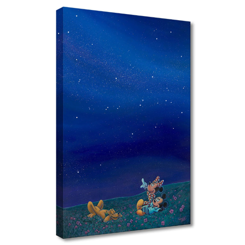 ディズニー公式ファインアート ミッキー&ミニー 