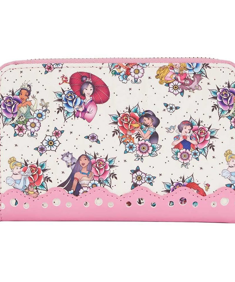 Disney × loungefly ディズニープリンセスのお財布 フローラル Disney × loungefly ディズニープリンセスのお財布 フローラル