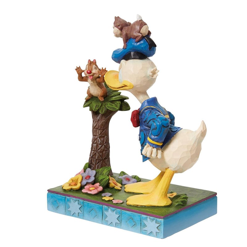 ディズニー ドナルドダックとチップ&デール フィギュリン(高さ約12cmの