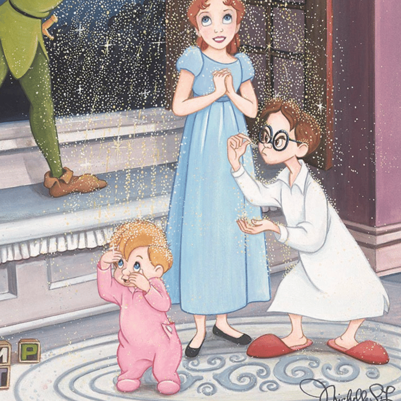 ディズニー公式ファインアート ピーター・パン 