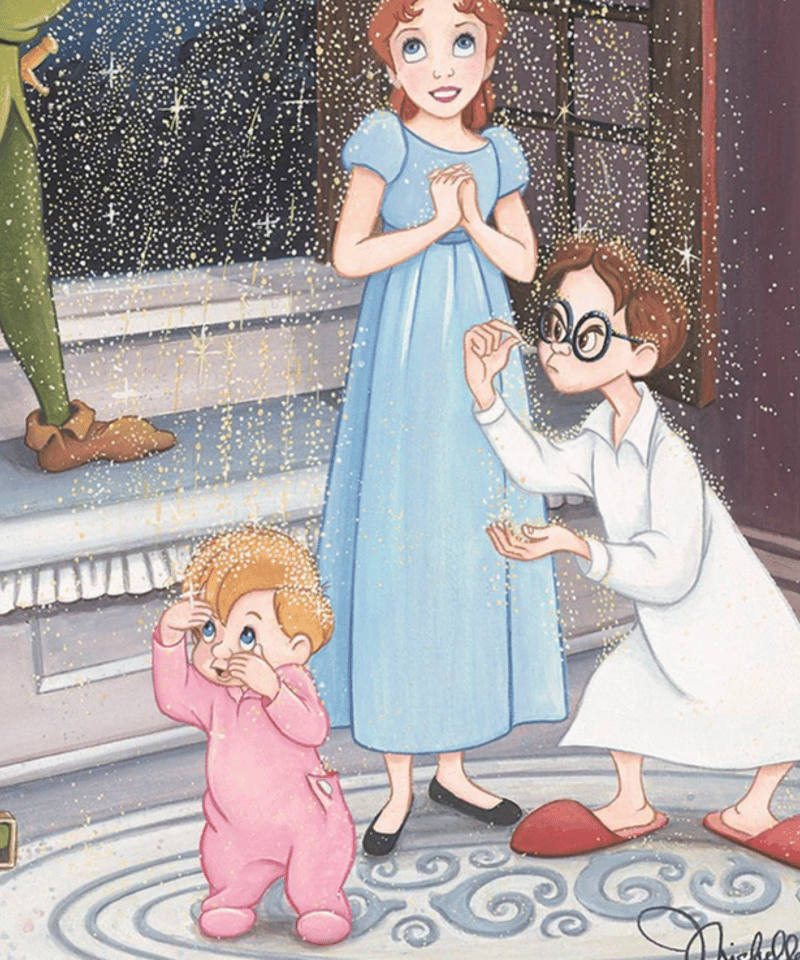 ディズニー 公式ファインアート ピーター・パン 