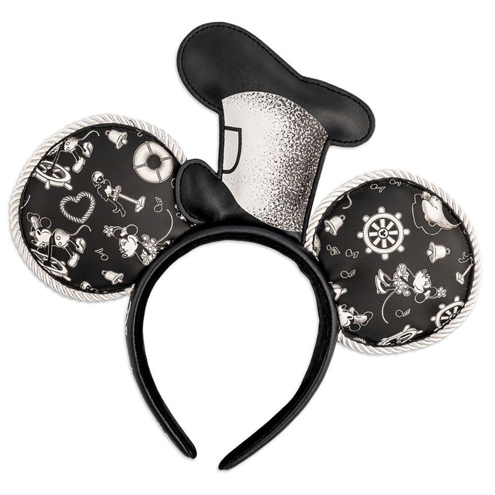 ラウンジフライUSA ディズニー 蒸気船ウィリー ミッキー カチューシャ Disney × Loungefly ミッキーマウス カチューシャ 「蒸気船ウィリー