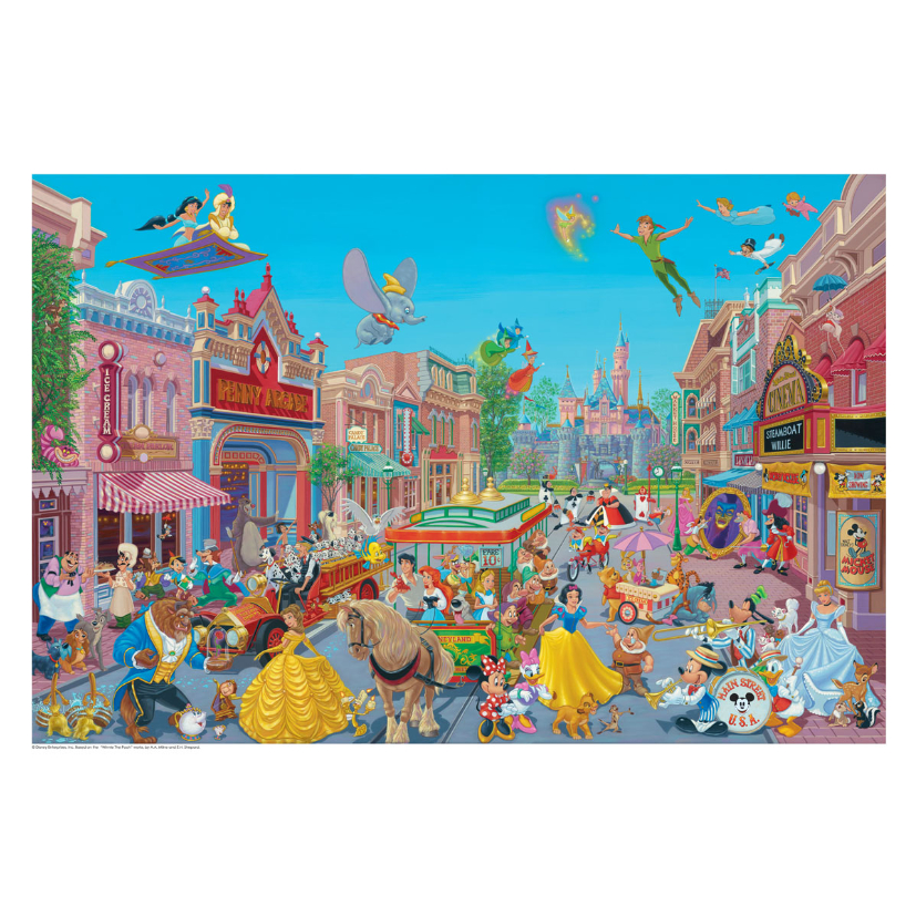 ディズニー公式ファインアート ディズニーランド 