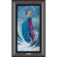 新品希少Disney Fine Art ディズニーファインアート アナと雪の女王 ディズニー公式ファインアート アナと雪の女王 