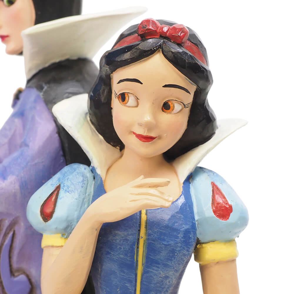 ディズニー 白雪姫＆魔女 フィギュリン (高さ約21cm彫像) 【ヨーロッパ