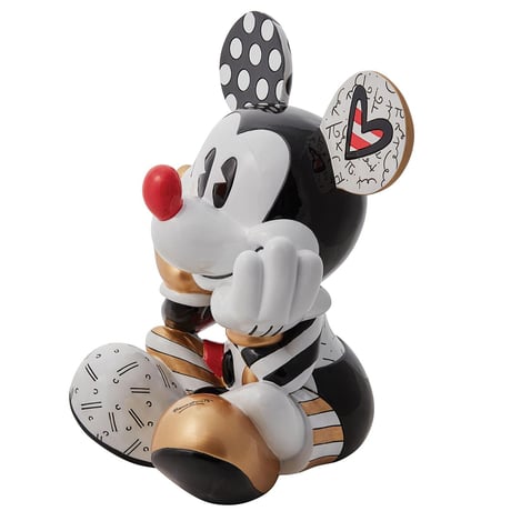Disney by Britto　ミッキーマウス　大型フィギュリン(高さ約36cm)【ヨーロッパから新品・正規品をお届け】