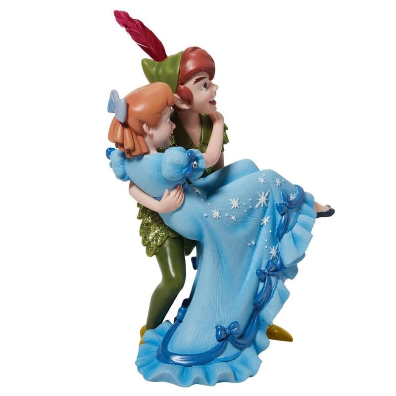 WDCC/ディズニーピーターパン　OFF TO NEVER LAND フィギュア ディズニー ピーター・パンとウェンディのフィギュリン(彫像