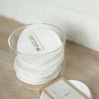 EARTH FRIENDLY オーガニックコットンパフ（5枚セット）
