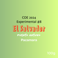 El Salvador Puerto Arturo COE 2024 Experimental #8 エルサルバドル カップオブエクセレンス 8位