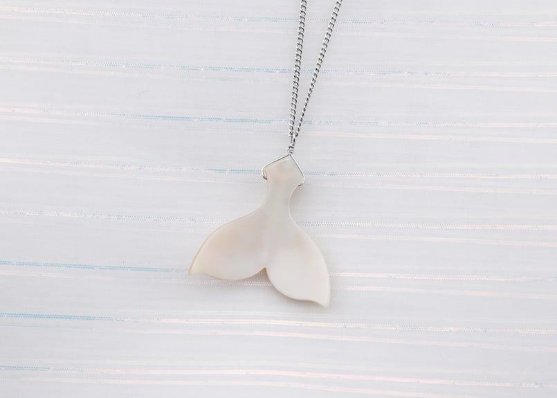 夜光貝 ホエールテールネックレス | 琉球工房 Sea Arrange