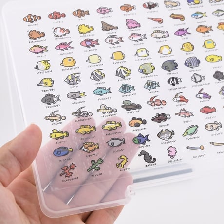 防水ステッカー【100種類のサカナ】