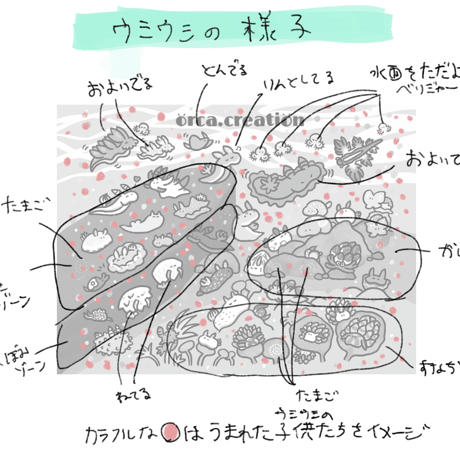 マウスパッド【ウミウシ】