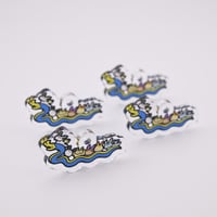 アクリルキーホルダー【ハナヒゲウツボとウミウシ】