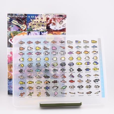 防水ステッカー【100種類のサカナ】