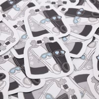防水ステッカー【ダイビング器材】