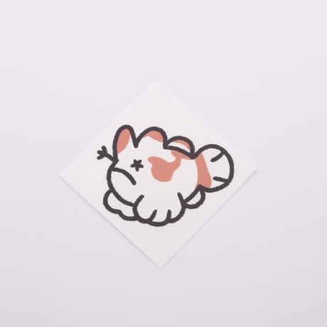 ダイビングフィンに貼れるステッカー【カエルアンコウ】
