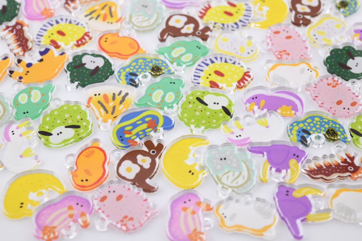 アクリルキーホルダー【ウミウシフレンズ】 | orca.creation