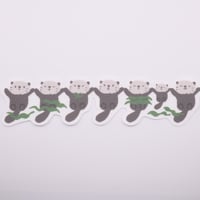 防水ステッカー【ぷかぷかラッコ】