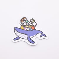 防水ステッカー【クジラでGo】