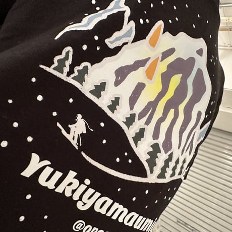 Tシャツ【雪山ウミウシ】