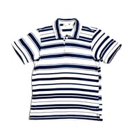 AD2002 COMME des GARÇONS Border Short Sleeve Polo Shirt