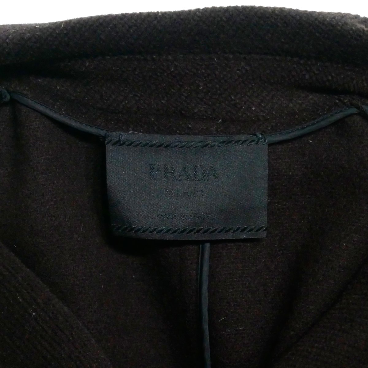 1999a/w prada leather velcro designed coat | aaar