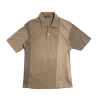 AD2005 COMME des GARÇONS HOMME Switching Short Sleeve Polo Shirt