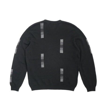 1990s Gianni Versace Block Patterned V-Neck Knit
