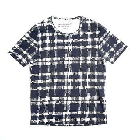 2013FW BALENCIAGA Checkered Tee