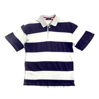 AD2007 COMME des GARÇONS HOMME Border Short Sleeve Polo Shirt