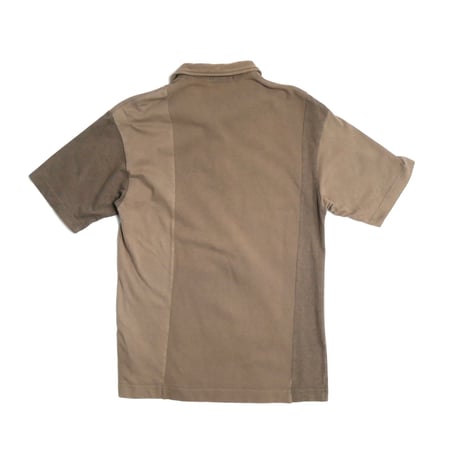 AD2005 COMME des GARÇONS HOMME Switching Short Sleeve Polo Shirt
