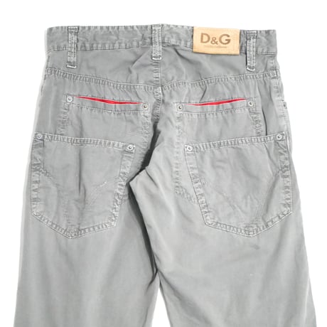D&G Back Double Pockets Pants