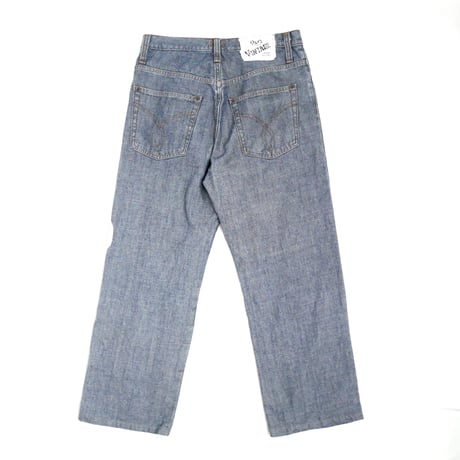 D&G "Bat-Man" Patched Wide Denim Pants