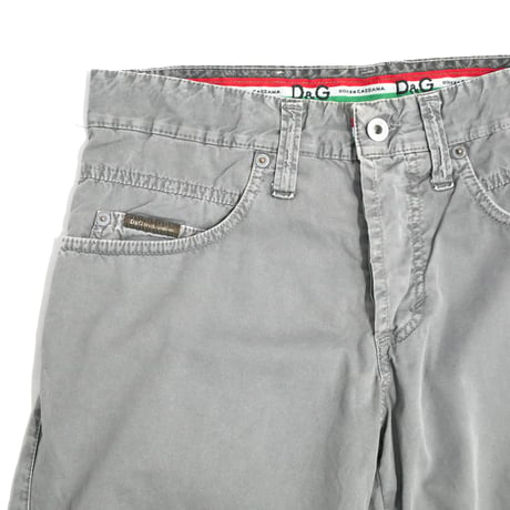 D&G Back Double Pockets Pants