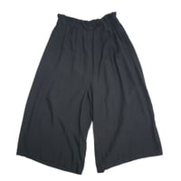 2005SS LIMI feu Waist Gather Wide Cropped Pants