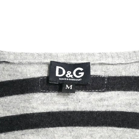 D&G Border V-Neck Knit